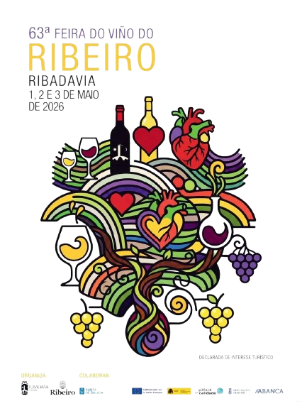 cartel 63 feira vino ribeiro